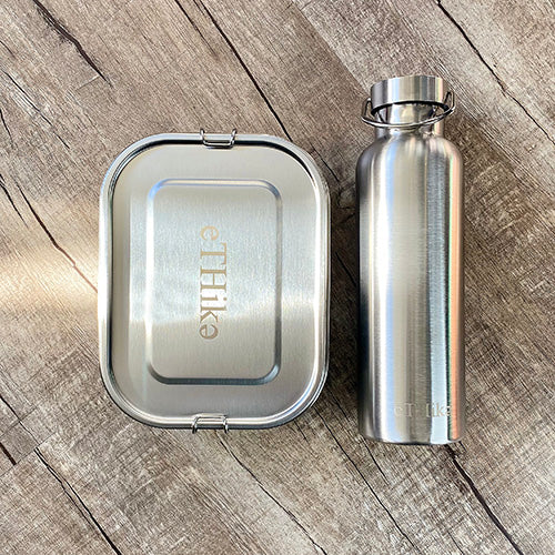 Edelstahl Lunchbox & Trinkflasche