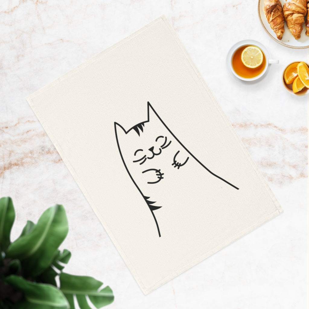 Katzen Geschirrtuch