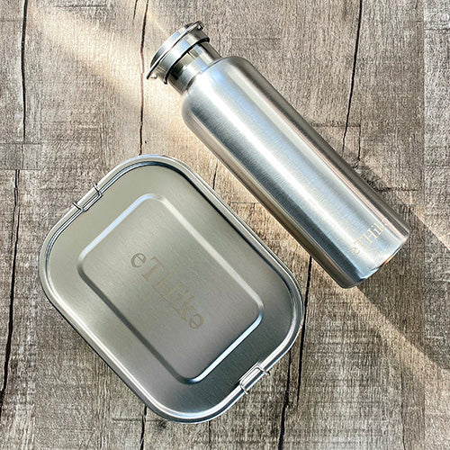 Edelstahl Lunchbox & Trinkflasche